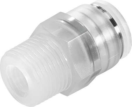 Festo 133050 push-in fitting NPQP-D-R12-Q12-FD Size: Standard, Nominal size: 7,2 mm, Container size: 1, Design structure: Push/pull principle, Temperature dependent operating pressure: -0,95 - 10 bar