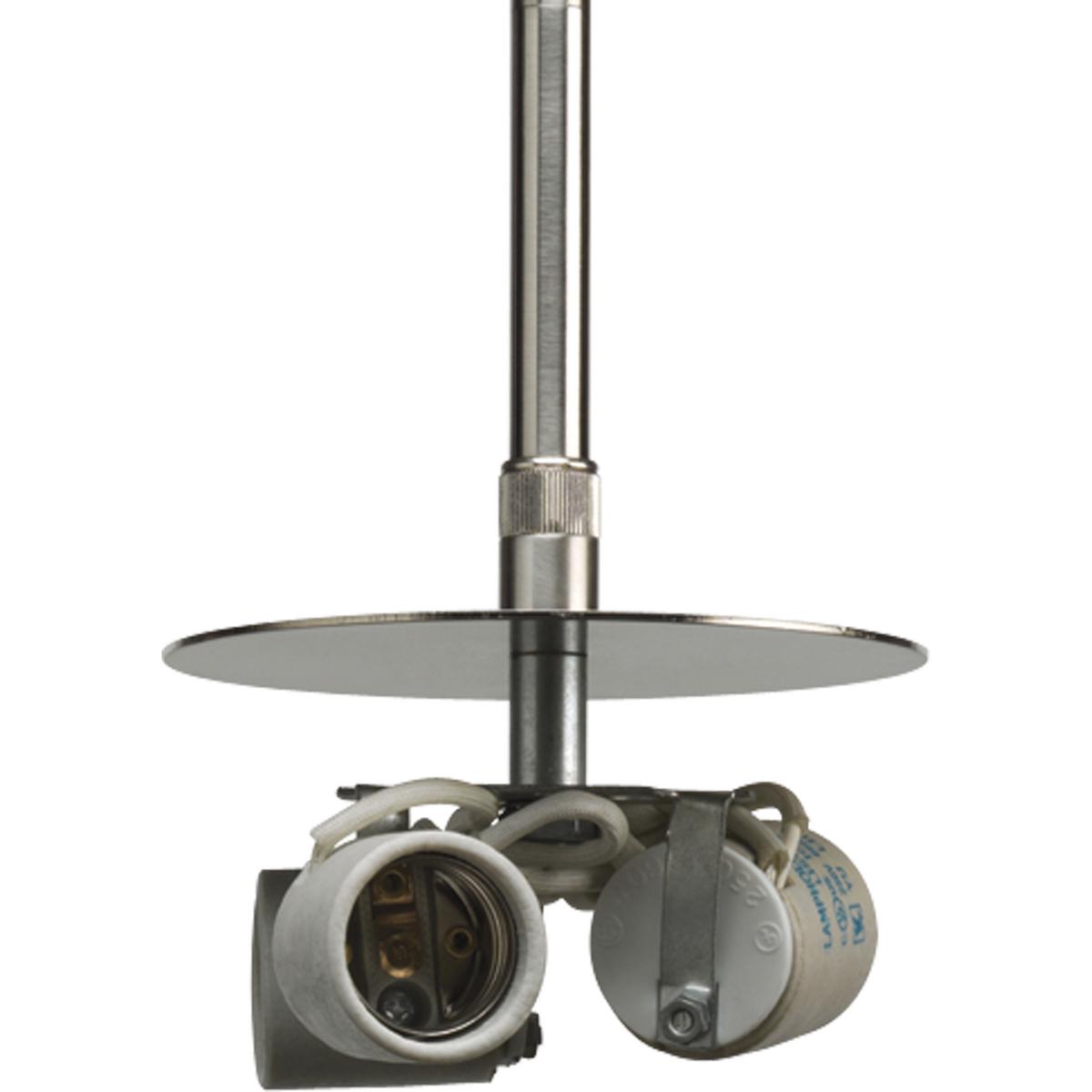 Hubbell P5199-09 The Markor Series is a modular pendant system. The versatile series allow the choice of shades and stem kits. This three-light stem mounted pendant for use with Markor Shades. Shades sold separately. This stem may be used with all Markor shades 16"-22" si