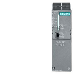 Siemens 6ES7314-1AG14-0AB0 SIMATIC S7-300, CPU 314 Central processing unit with MPI, Integr. power supply 24 V DC, work memory 128 KB, Micro Memory Card required