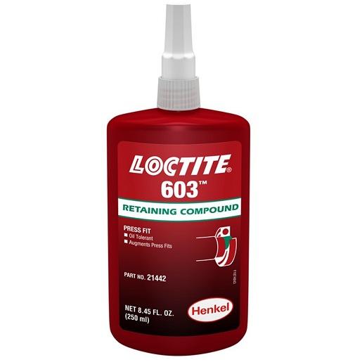603 250ML IDH 246649 Part Image. Manufactured by Loctite.
