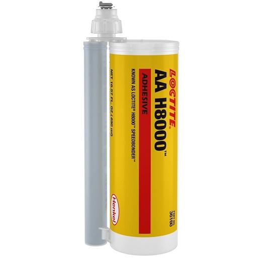 Loctite AA H8000 490ML IDH 411833 General Purpose Structural Adhesive; Multipurpose; Dual Cartridge; Sign Assembly | Attaching Front - Side - Top Panel to Specialty Vehicle Frame | Garage Door Assembly | Assembly of Tub/Spa to Metal Frame | Commercial Furni