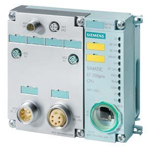 Siemens 6ES7154-8FB01-0AB0 SIMATIC DP, IM154-8F PN/DP CPU f. ET200 PRO, 512 KB work memory, Int. PROFINET interface, Int. PROFIBUS DP master/slave interface Degree of protection IP65/67, Micro Memory Card and Connection module required