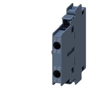Siemens 3RH1921-1KA02 second lateral EN 50005 on the side, 10 mm, 2 NC contacts, screw terminal, for contactors 3RT1