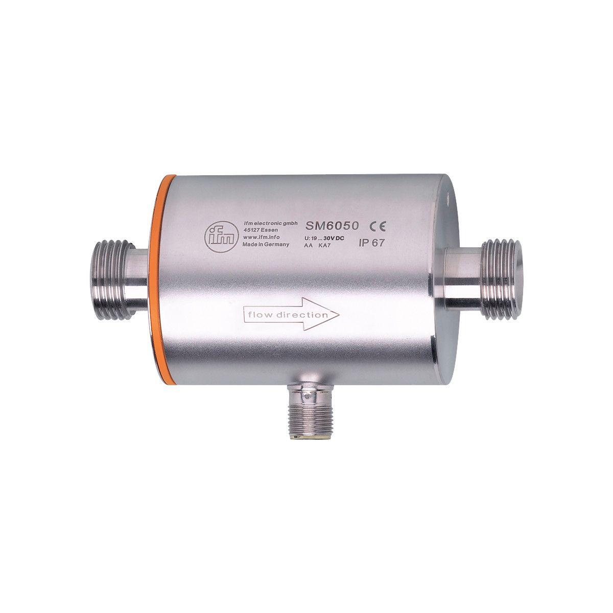 ifm Electronic SM6050 Magnetic-inductive flow meter, Number of inputs and outputs: Number of analog outputs: 1, Measuring range [l/min]: 0.1...25, Process connection: threaded connection G 1/2 DN15 flat seal, System: gold-plated contacts, Application: for industrial applicatio