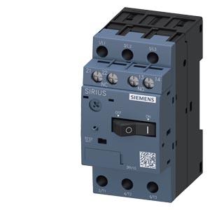 Siemens 3RV1011-1EA15 Circuit breaker size S00 for motor protection, CLASS 10 A-release 2.8...4 A N release 52 A Screw terminal Standard switching capacity with transverse auxiliary switch 1 NO+1 NC