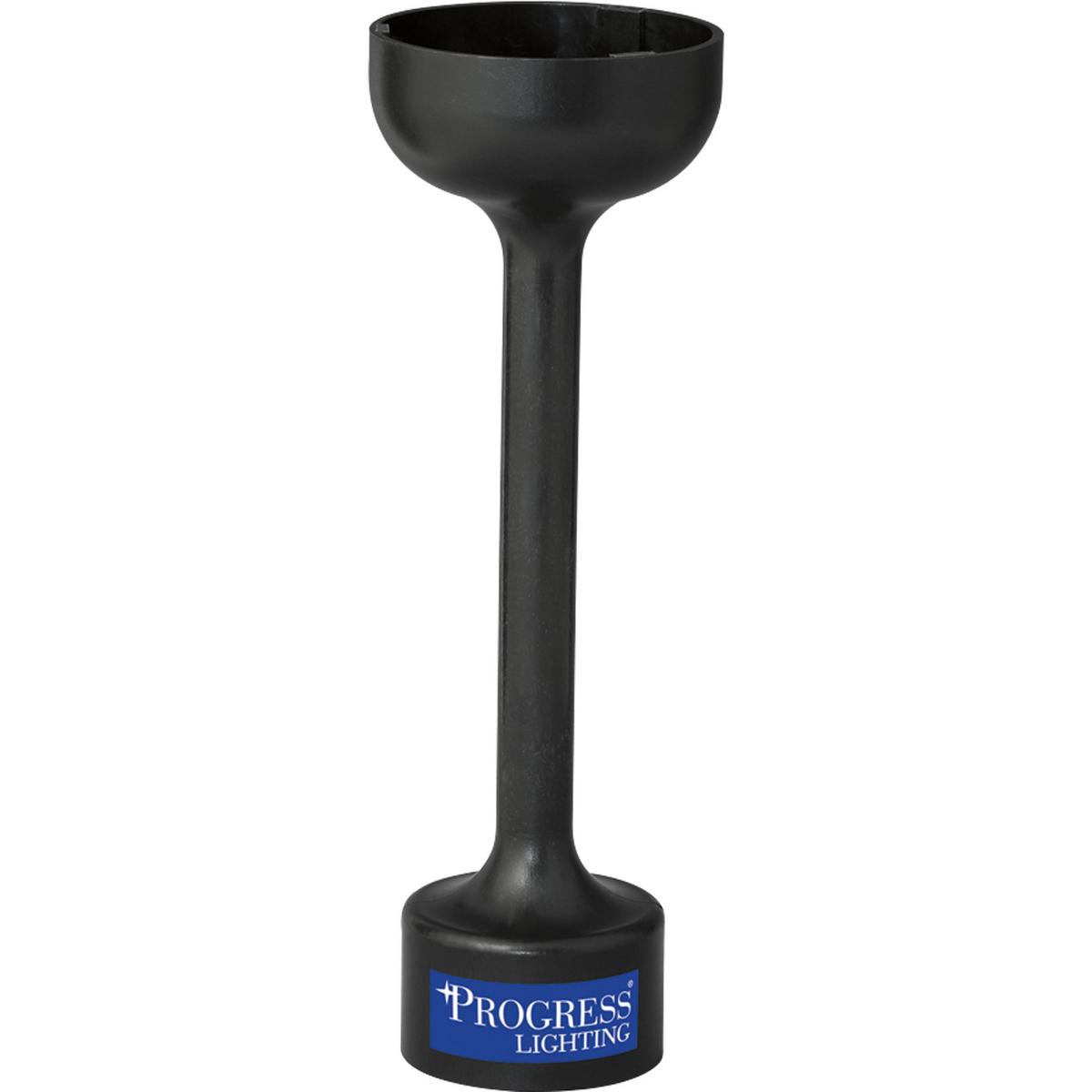 Hubbell P8685-01 Progress Lighting's socket tool accessory is designed to provide extra leverage and eliminate loose fit when installing glass shades. The socket tool extends into the shade and tightens the socket ring, securing the shade in place, and can reverse to loos