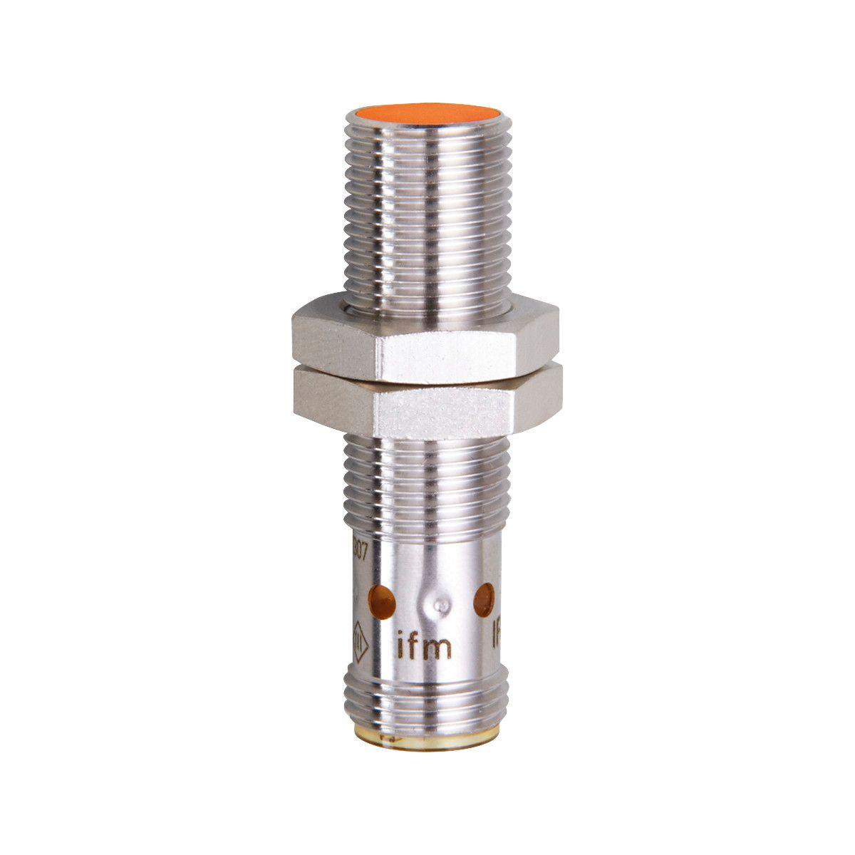 ifm Electronic IFS204 Inductive sensor, Particularly short housing for use where space is restricted, Electrical design: PNP, Output function: normally open, Sensing range [mm]: 4, Housing: Threaded type, Dimensions [mm]: M12 x 1 / L = 45, System: gold-plated contacts; Increas