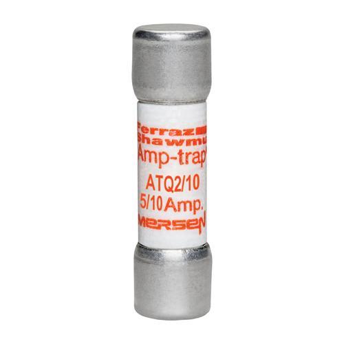 Mersen ATQ2/10 Fuse Amp-Trap&reg; 500V 0.2A Time-Delay Midget ATQ Series