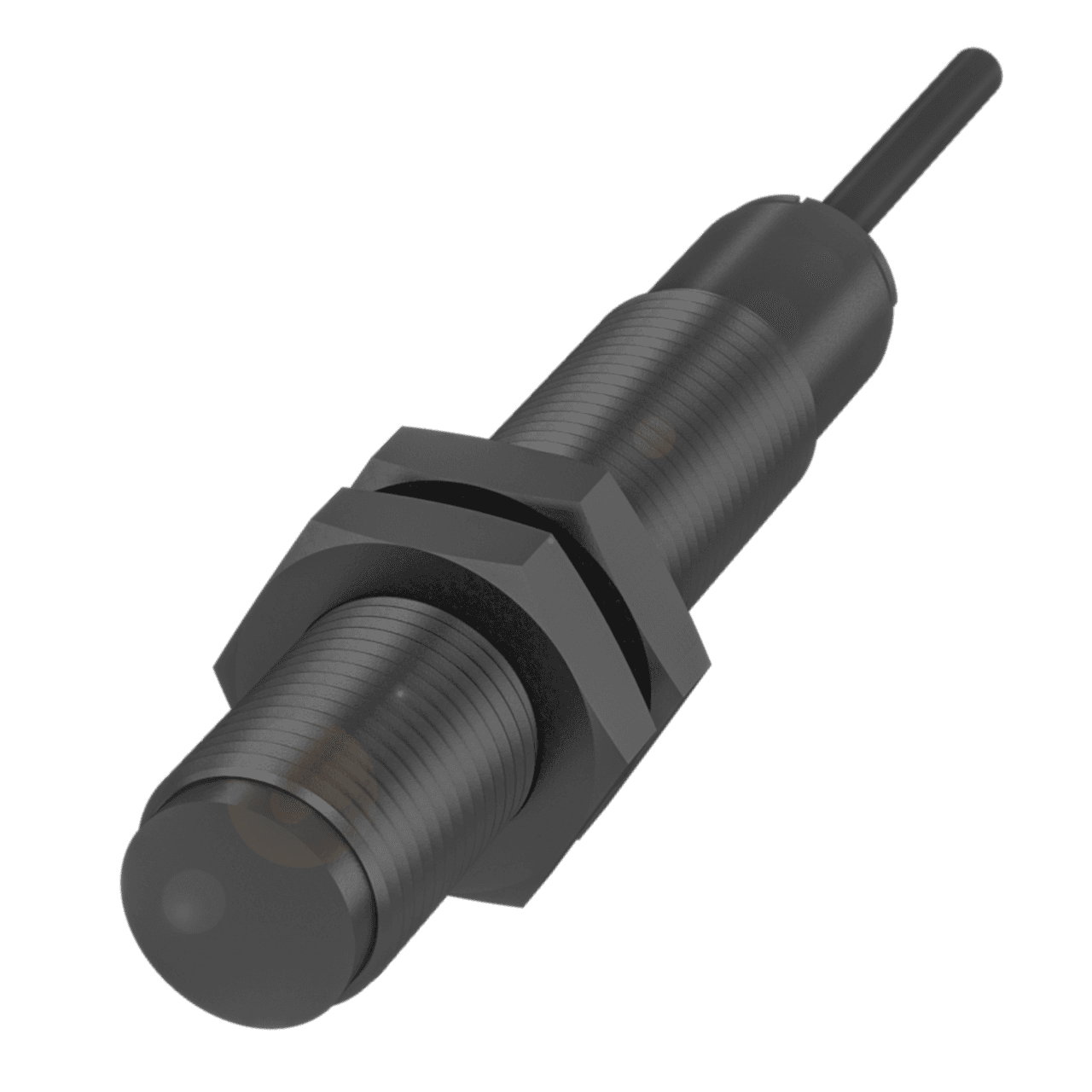 Balluff BCS00PU Capacitive sensors for object detection, Dimension: Ø 12 x 61 mm, Series: M12, Thread (A): M12x1, Installation: for flush mounting, Connection: Cable, 2.00 m, PUR, Switching output: PNP Normally open (NO), Switching frequency: 100 Hz