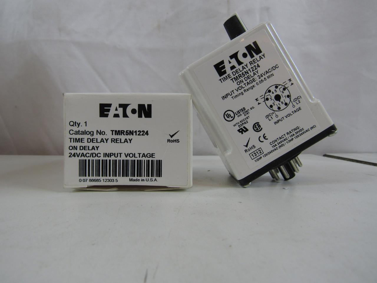 Eaton TMR5N1224 Eaton TMR5N1224 Relays 10A 24V .05-5 Min.