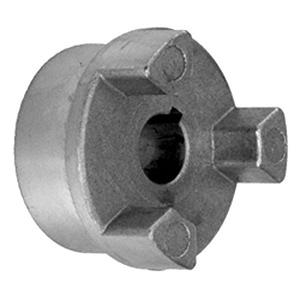 Boston Gear FC25 1 1/4 1-1/4" Bore; 2-1/4" Hub Diameter; Jaw Coupling; Hub; Shaft; Finished Bore; Keyway; 2-1/2" Outside Diameter; 1-19/32" Length Thru Bore; FC25 Size or Series; Set Screw; Steel; 3450 Max Speed; Bronze 1800|Rubber 450|Polyurethane 845In-Lbs Torque