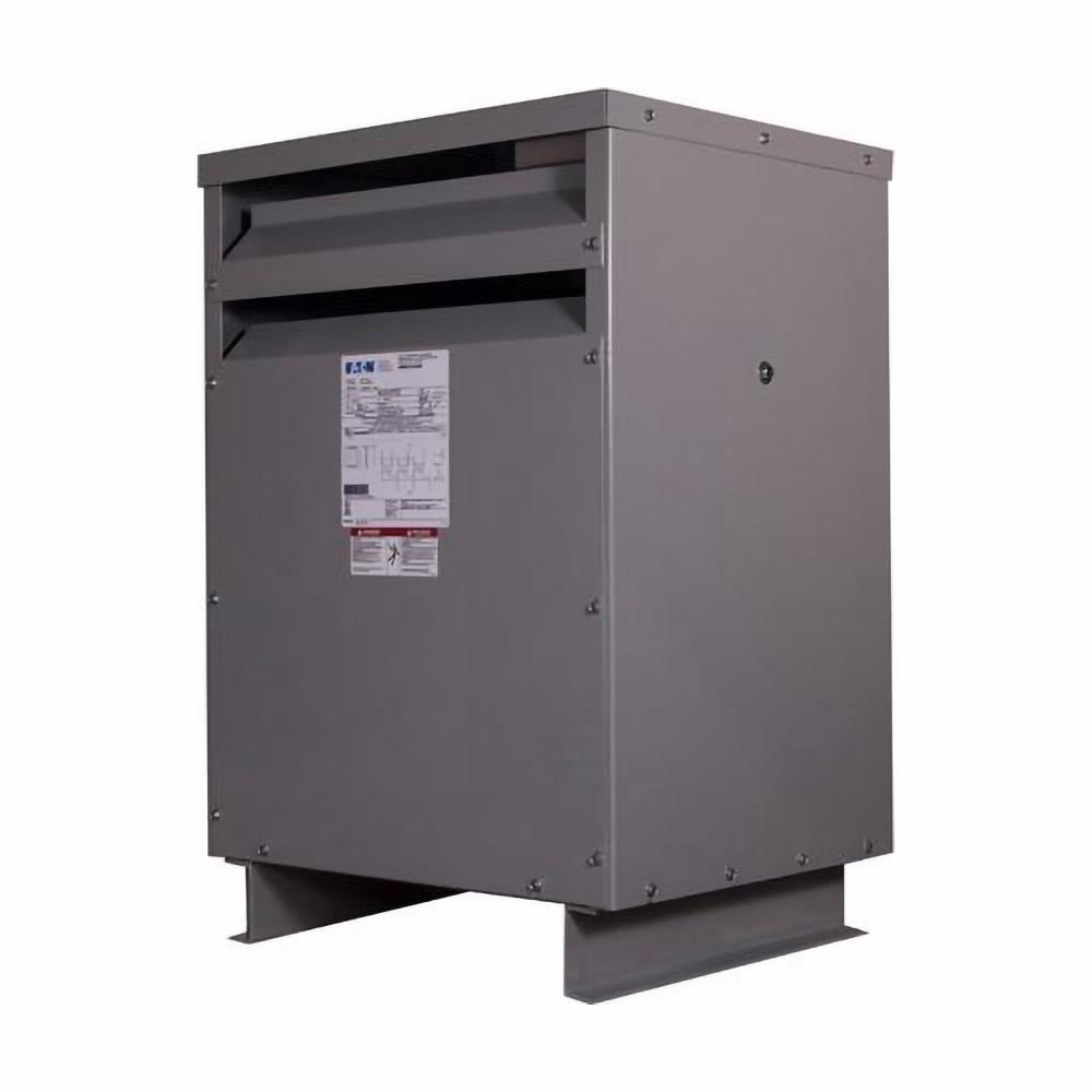 Eaton MD275E79 Drive Isolation Transformer, Ventilated, Dry Type Distribution, DT-3, Three-phase, PV: 480 delta, Taps: 1 at +5% FCAN, 1 at -5% FCBN, SV: 480Y/277, 150°C, 275  kVA, Al windings, Frame: 918A, uses WS34