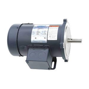 Leeson 98007 Permanent Magnet; 1/2HP; LSS56C Frame Size; 2500 Sync RPM; 180 Voltage; DC; TEFC Enclosure; NEMA Frame Profile; C-Face and Rigid Mounted; Base; 5/8" Shaft Diameter; 3-1/2" Base to Center Height; 10.81" Overall Length; 80.5 Efficiency Full Load