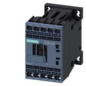 Siemens 3RH2140-2BB40 Contactor relay, 4 NO, 24 V DC, Size S00, Spring-type terminal