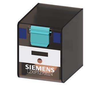 Siemens LZX:PT270024 Plug-in relay, 2 change-over contacts 24 V DC, also for LZS sockets