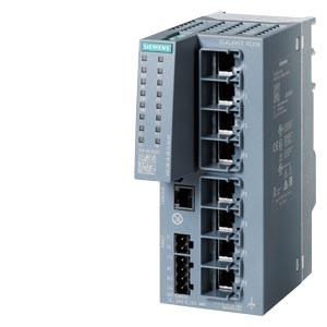 Siemens 6GK5208-0BA00-2AC2 SCALANCE XC208 managed Layer 2 IE switch; IEC 62443-4-2 certified; 8x 10/100 Mbps RJ45 ports; 1x console port; diagnostics LED; redundant power supply; temp. range -40 °C to +70 °C; mounting: DIN rail/S7 mounting rail/wall Office redundancy functions feat