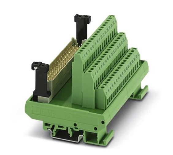 Phoenix Contact 2970714 VARIOFACE module, for IEC 603/DIN 41612 connector, type F, 48-pos., z, b, d components mounted, with male connector, cable housing with screw interlock
