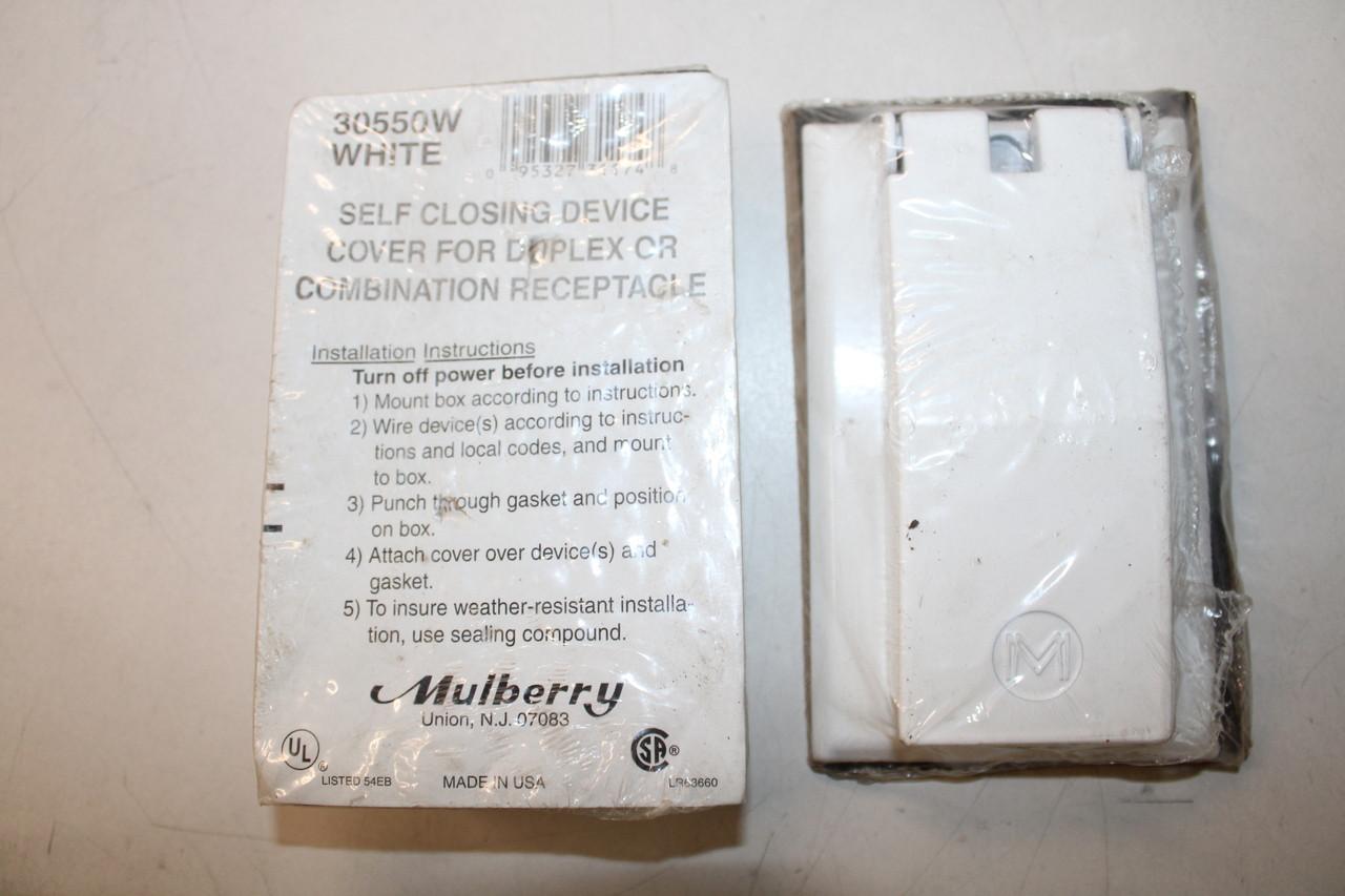 Mulberry 30550W Mulberry 30550W Wallplates and Switch Accessories EA