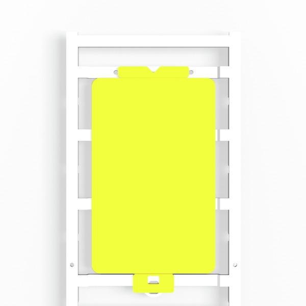 Weidmuller 1138410000 ClipCard, Device markers, 54 x 85 mm, Holder Logimark-H, yellow