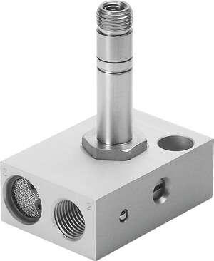 Festo 11121 solenoid valve MFH-3-1/8-SEU With manual override and integrated quick exhaust Valve function: 3/2 closed, monostable, Operating pressure: 0,5 - 8 bar, Authorisation: (* c CSA us (OL), * c UL us - Recognized (OL)), Protection class: IP65, Pneumatic connec