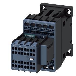 Siemens 3RT2016-2DB44 Power contactor, AC-3 9 A, 4 kW / 400 V 2 NO + 2 NC, 24 V DC 3-pole, Size S00 Spring-type terminal connected to varistor