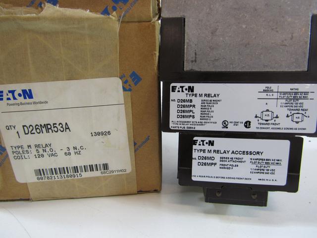 D26MR53A Part Image. Manufactured by Eaton.