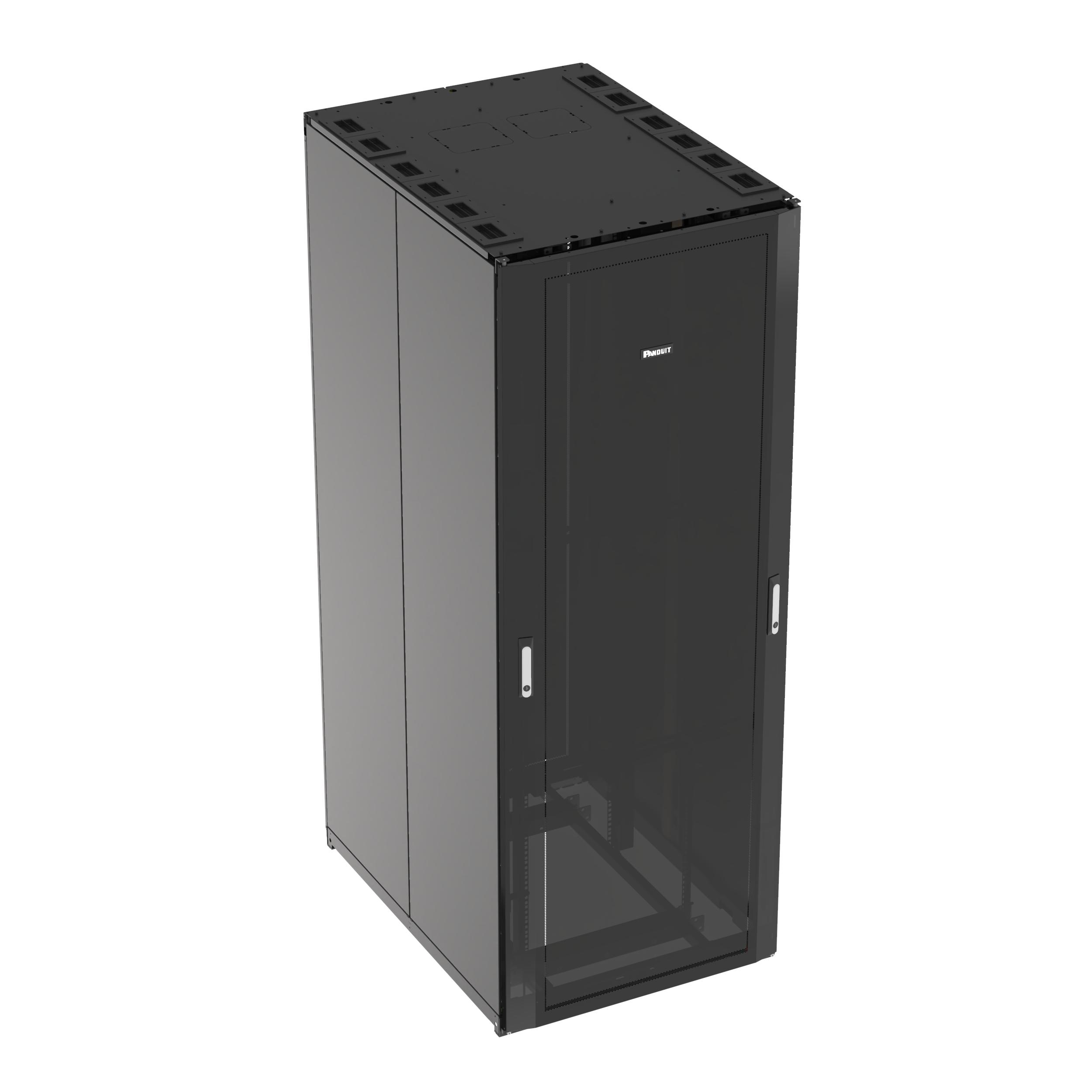 Panduit N8512BC Net-Access™ N-Type Network Cabinet, 45 RU, Black