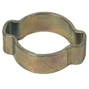 Dixon 1113 Hose Clamp; 1/2" Nominal Size; Pinch-On Double Ear; Zinc Plated Steel