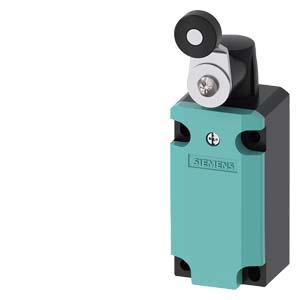Siemens 3SE5112-0CH01 Position switch Metal enclosure 40 mm according to EN 50041 Device connection 1x (M20 x 1.5) 1 NO/1 NC quick action contacts Rotary actuator right/left adjustable, Metal lever 27 mm long and plastic roller 19 mm