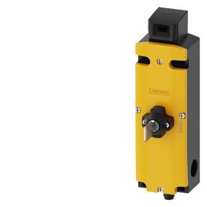 Siemens 3SF1324-1SE21-1BA1 Safety position switch with tumbler Locking force 1300 N 5 directions of approaches Plastic enclosure, M12 connector ASIsafe integrated Channel 1=actuator 1 NC Channel 2=magnet 1 NC spring-locked Auxiliary release lock on front Magnet voltage 24 V DC/AC M