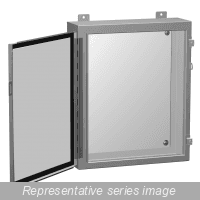 Hammond Manufacturing 1418M10 N12 Wallmount Encl w/panel - 36 x 30 x 10 - Steel/Gray