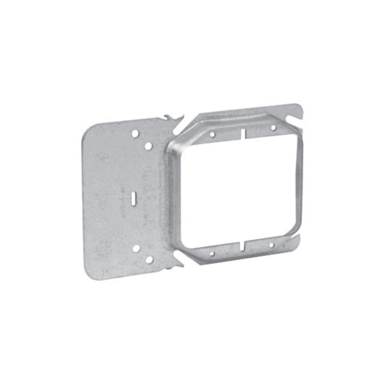 Eaton TP35000 Eaton Crouse-Hinds series Uni-Mount Cover, 4", Raised surface, Steel, Two-gang, 1/2" raised, 6.0 cubic inch capacity
