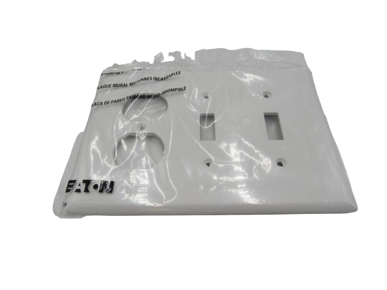 Eaton PJ28W-F-LW Eaton PJ28W-F-LW Wallplates and Accessories Wallplate White EA