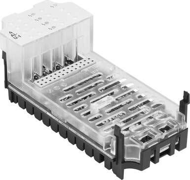 Festo 573710 analogue module CPX-4AE-U-I Dimensions W x L x H: (* (incl. interlinking block and connection technology), * 50 mm x 107 mm x 50 mm), No. of inputs: 4, Diagnosis: (* Wire break per channel, * Limit violation per channel, * parameterisation error, * Overfl