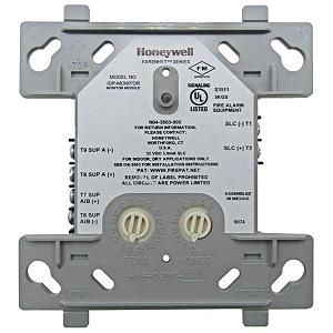 Honeywell IDP-MONITOR Addressable Monitor Module; IDP; Single Contact; Panel Controlled Status LED; Ivory Cover Plate