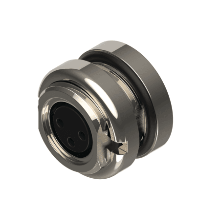 Turck MFKS 3F-2 Turck MFKS 3F-2 is a robust panel-mount, bulkhead connector featuring a 3-pin M8 picofast female receptacle for secure and reliable connections. Enclosed in a nickel-plated brass housing with a 2m PVC jacket, it ensures durability and flexibility in insta