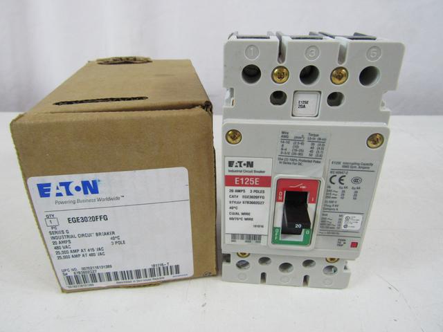 EGE3020FFG Part Image. Manufactured by Eaton.