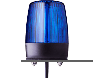 Auer Signal 860505313 PCH LED steady/flashing beacon, high lens, blue, 230/240 V AC