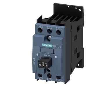 Siemens 3RF3403-1BD04 Solid-state contactor 3-phase 3RF3 AC 53 / 3.8 A / 40 °C 48-480 V / 24 V DC Reversing circuit Instantaneous switching screw terminal