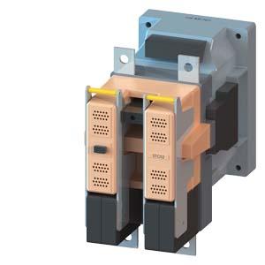 Siemens 3TC5217-0AF4 Contactor, Size 8, 2-pole, DC-3 and 5, 220 A Auxiliary switch 22 (2 NO + 2 NC) 110V DC DC operation