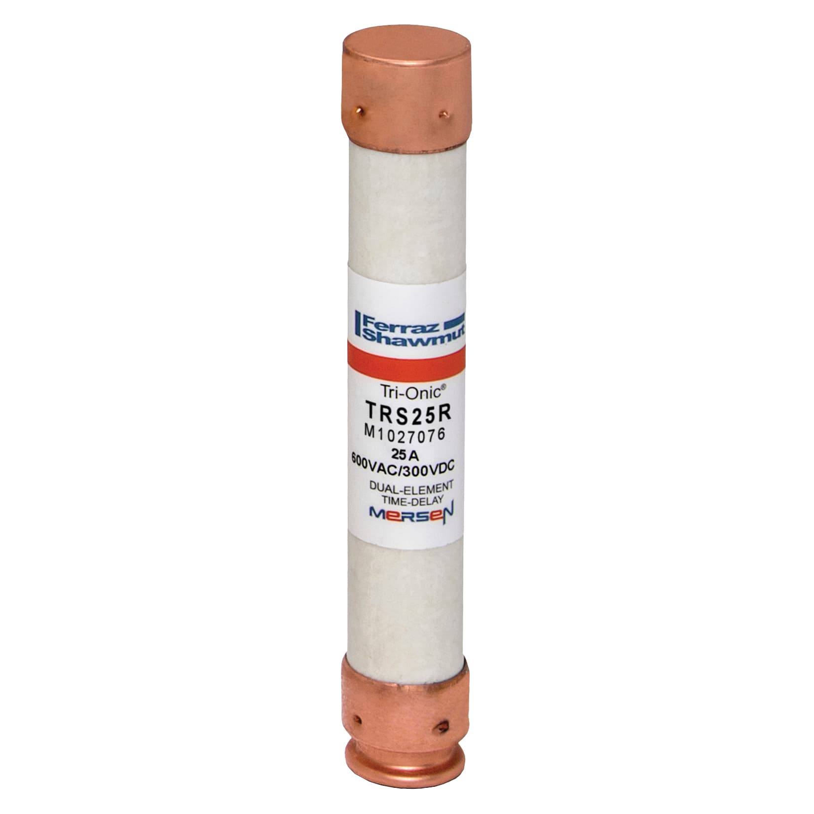 Mersen TRS25R TRS25R Mersen - Fuse TRS-R - Class RK5 - Time-Delay 600VAC 300VDC 25A Ferrule Tri-Onic®