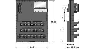 Turck FDN20-16SN-16XSG Compact I/O station for DeviceNet, test us-english, , Removable 5-pin screw-clamp terminal block, for DeviceNet fieldbus connection, Rotary coding switch for setting the DeviceNet™ address, 16 Kanäle DI, 16 konfigurierbare Kanäle, DI oder DO, 24VDC, minusschaltend, Ausgangsstrom: 0.5A, Protection class IP20