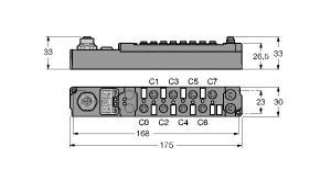 Turck SDPB-0404D-0003 piconet stand-alone module for PROFIBUS-DP, 4 Digital PNP Inputs Filter 3 ms, 4 Digital Outputs 0.5 A, , Configuration interface, Parameterizable functions, Supported via I/O‐ASSISTANT 2, Direct connection to the fieldbus, Fibre-glass reinforced housing, Shock and vibration tested, Encapsulated module electronics, Metal connector, Degree of protection IP67