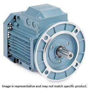 Baldor (ABB) MVM06184C-S-AP AC Motor; 0.25HP Power; 230/460VAC at 50/60HZ Voltage; 3 Phase; 1500/1800RPM Speed; 63 IEC Frame; Face Mounted; Footless; Aluminum Housing; 8.43" Length