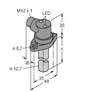 BI2-CRS260-AP4X2-H1141/S34 Part Image. Manufactured by Turck.