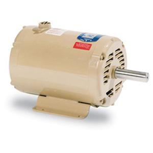 Baldor (ABB) UCC7100 Farm Duty; 7-1/2 and 10HP; 184TZ Frame Size; 3600 Sync RPM; 230 Voltage; AC; OPAO Enclosure; NEMA Frame Profile; Single Phase; 60 Hertz; Foot Mounted; Base; 1-1/8" Shaft Diameter; 4-1/2" Base to Center of Shaft; 16.88" Overall Length