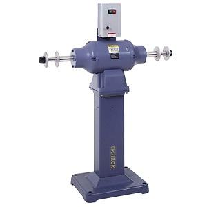 Baldor (ABB) 1251 Corded Polisher; 10.5 A/21 A Nominal Current; 1-1/4" Nominal Arbor Diameter; 60Hz Nominal Frequency; Single Phase; 2HP Maximum Power Capacity; 3600RPM Maximum Speed; Bench Top Wheel Grinder Type; 115V, 230 V Nominal Voltage; AC Voltage Type; 12" Nominal W