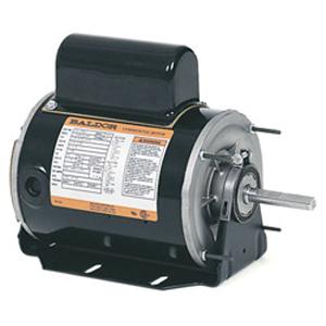 Baldor (ABB) CHM365A Alternating Current Motor; Heating/Cooling System; 1/2HP; 56Z Frame Size; 1200 Sync RPM; 230/460 Voltage; AC; TEAO Enclosure; NEMA Frame Profile; Three Phase; 60 Hertz; Resilient; Base; 5/8" Shaft Diameter; 3-1/2" Base to Center of Shaft; 12.21" Overall L