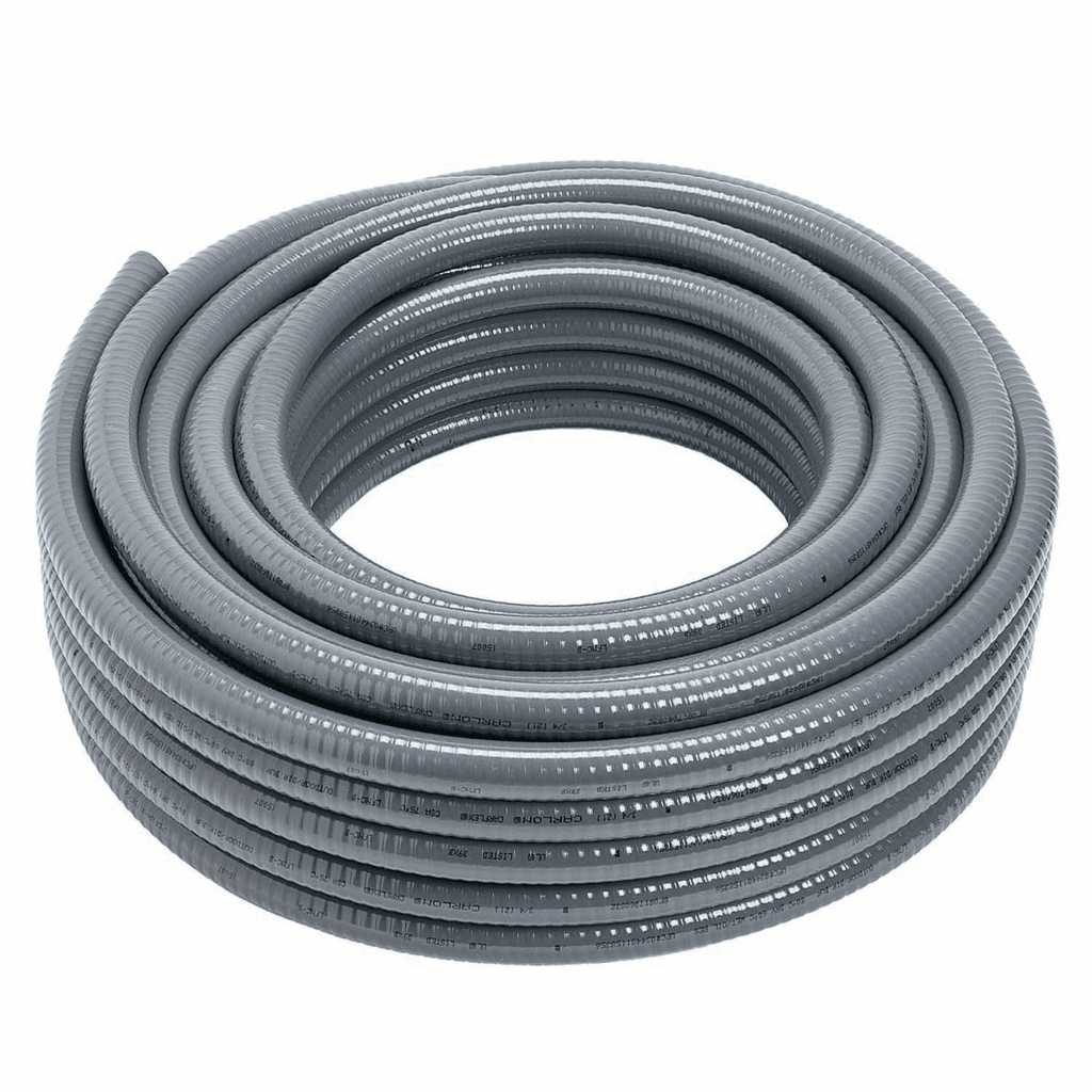 ABB Control 15010-100 15010-100 ABB Control - 1-1/2 Inch Gray Liquidtight Flexible Non-metallic Conduit, 100 Foot Coil