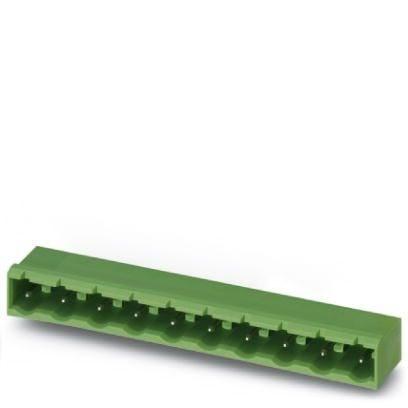 Phoenix Contact 1766343 PCB headers, nominal cross section: 2.5 mmÂ², color: green, nominal current: 12 A, rated voltage (III/2): 630 V, contact surface: Tin, type of contact: Male connector, number of potentials: 2, number of rows: 1, number of positions: 2, number of connectio